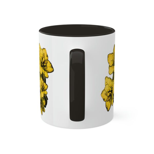 Daffodil March Birthday Gift Mug Birth Month Flower for March Gift for Her Mother's Day Gift Colorful Mug Daffodil Springtime Easter Gift - Image 9