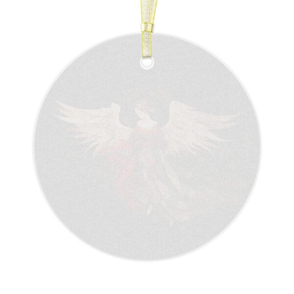 Beautiful Angel Glass Ornament Gift Christmas Angel Glass Tree Ornament Angelic Art Angel Wings Hanging Ornament Angel Blessings Home Decor - Image 3