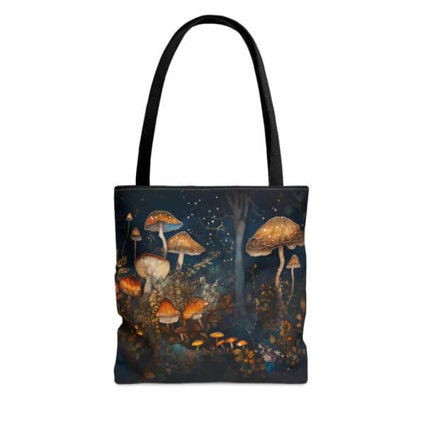 Enchanted Forest Mushrooms Tote Bag Gift for Her Travel Tote Shopping Tote Bag Magical Fairycore Fall Woodlands Aesthetics Fantasy Mushroom - Image 4