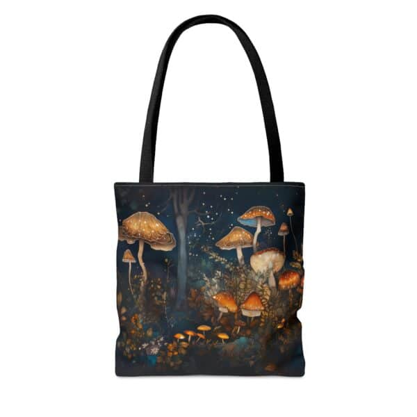 Enchanted Forest Mushrooms Tote Bag Gift for Her Travel Tote Shopping Tote Bag Magical Fairycore Fall Woodlands Aesthetics Fantasy Mushroom - Image 5