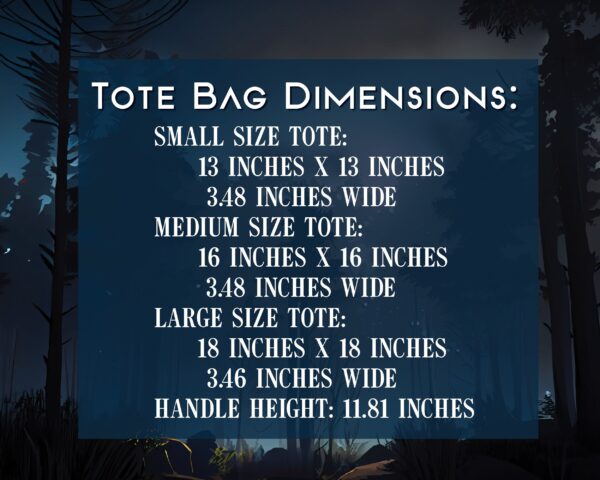 Enchanted Forest Mushrooms Tote Bag Gift for Her Travel Tote Shopping Tote Bag Magical Fairycore Fall Woodlands Aesthetics Fantasy Mushroom - Image 7