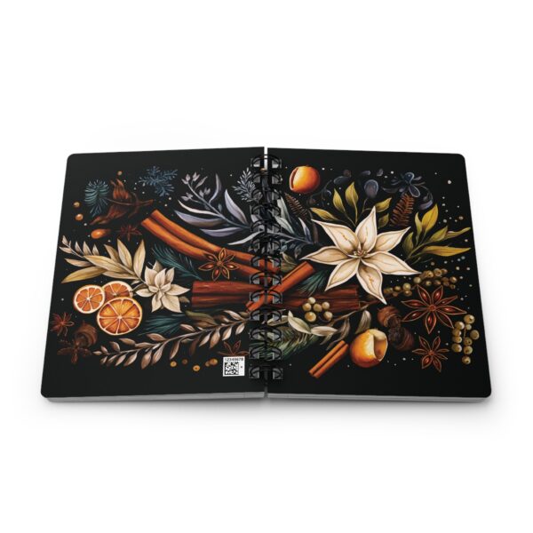 Winter Herb and Spice Soft Cover Journal Gift for Her Blank Lined Recipe Journal Kitchen Meal Planning Diary Holiday Christmas Notebook Gift - Image 8