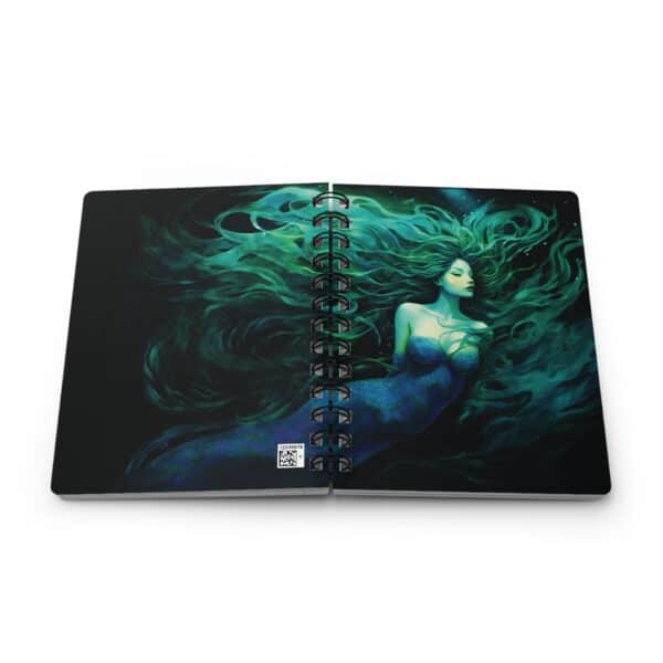 Mermaid Soft Cover Journal Gift for Her Fantasy Mer Underwater Sea Dream Diary Fairycore Magical Mermaid Spiral Notebook Mermaidcore Gift - Image 4
