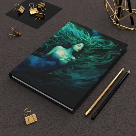 Mermaid Journal Gift for Her Fantasy Mer Underwater Sea Dream Diary Fairycore Magical Mermaid Hard Cover Journal Mermaidcore Gift Journal