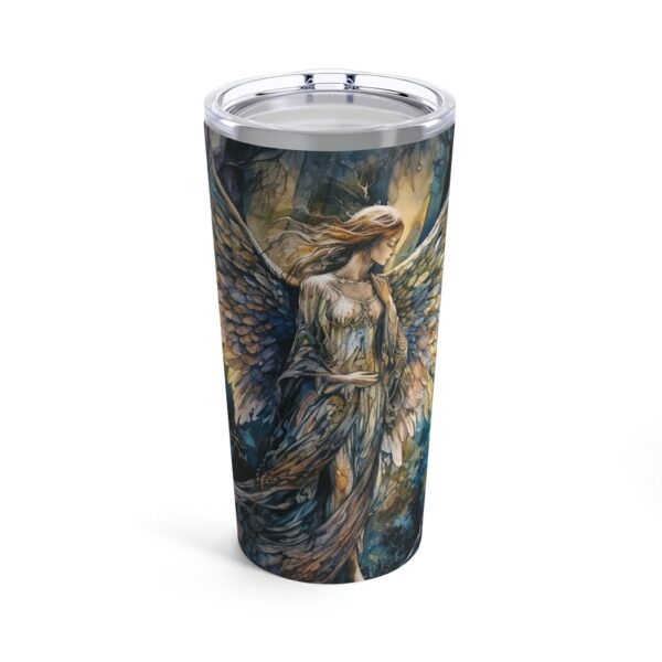 Enchanted Forest Angel Tumbler Gift Angel In The Woods 20oz Tumbler Guardian Angel Wings Gift for Her Angelic Travel Insulated Tumbler Gift