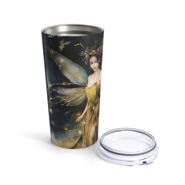 Fantasy Fairy Tumbler Gift Dark Academia Vintage Fae 20oz Travel Tumbler Gift for Her Magical Fairy Insulated Stainless Tumbler Fairycore - Image 4