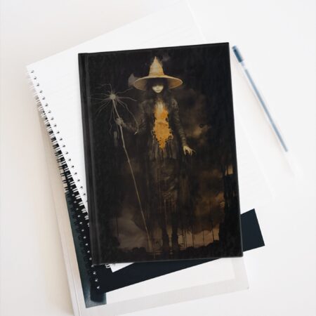 Witchy Journal Sketchbook Gift for Her Hard Cover Dream Diary Witch Magical Grimoire Spell Book Blank Halloween Samhain Gift Journal 5"x7"