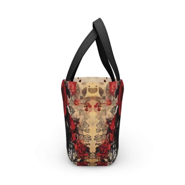 Dark Romance Lunch Tote Bag Valentine's Day Gift for Her Antique Grunge Vintage Girl Lunch Tote Valentine Collage Lunch Bag Gothic Aesthetic - Image 6