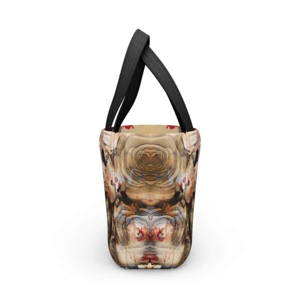 Dark Romance Lunch Tote Bag Valentine's Day Gift for Her Antique Grunge Vintage Girl Lunch Tote Valentine Collage Lunch Bag Gothic Aesthetic - Image 5