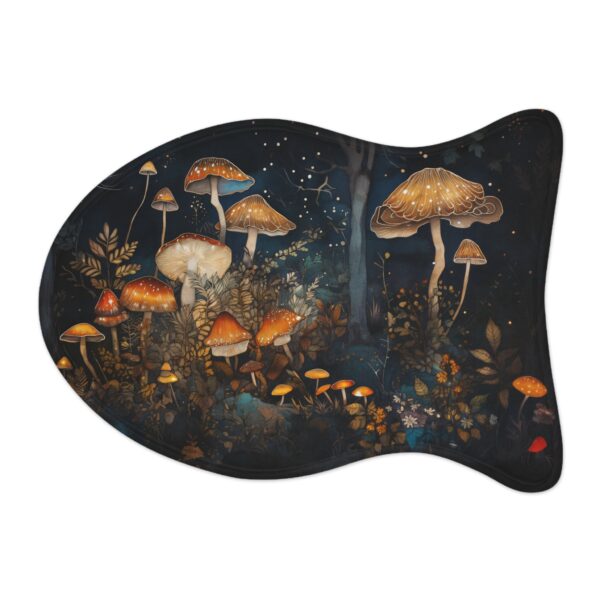 Enchanted Forest Mushroom Pet Feeding Mat Dog Lovers Magical Fairycore Cat Lover Gift Fall Woodlands Aesthetics Fantasy Mushroom Pet Decor - Image 8