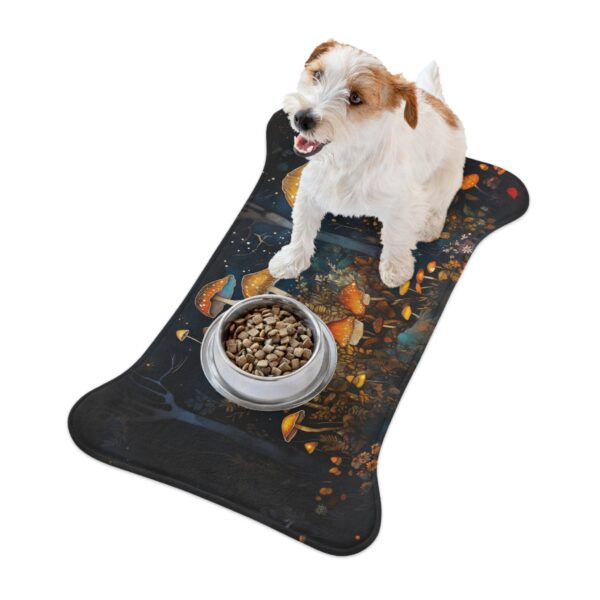 Enchanted Forest Mushroom Pet Feeding Mat Dog Lovers Magical Fairycore Cat Lover Gift Fall Woodlands Aesthetics Fantasy Mushroom Pet Decor - Image 4