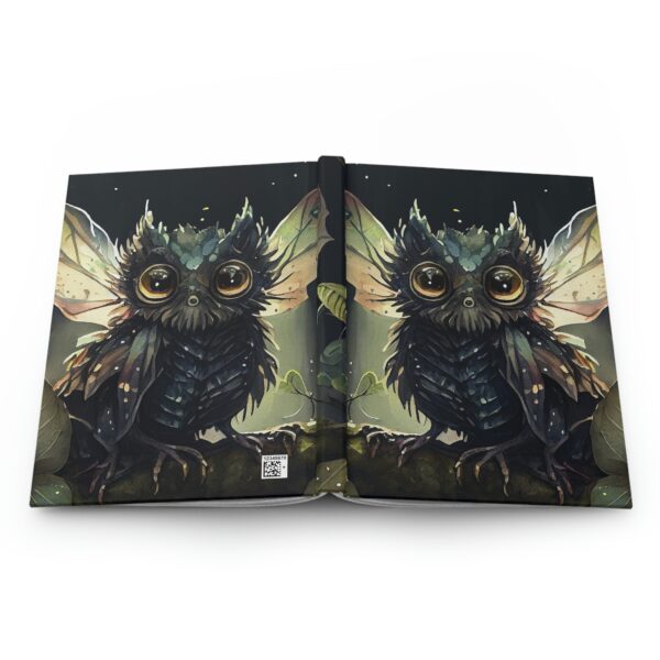 Cute Fantasy Forest Owl Journal Small Fantasy Creature Hard Cover Notebook Woodlands Cute Owl Creature Hardcover Diary Gift - Image 6