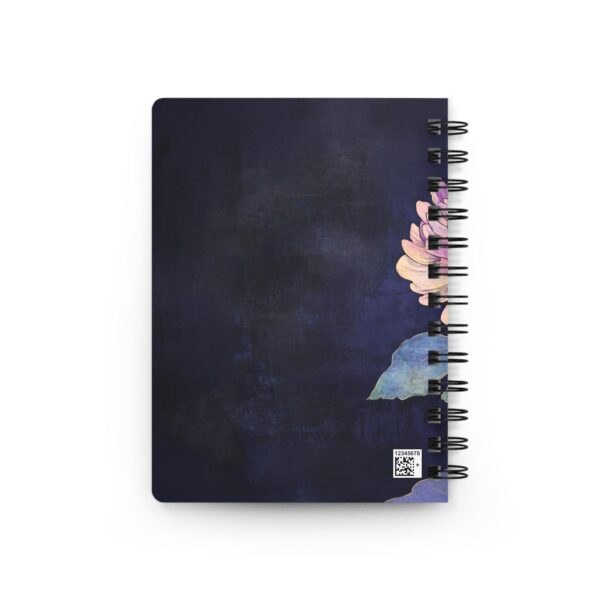 Aster Floral Journal Gift for Her Soft Cover Blank Lined Journal September Birth Flower Dream Diary Gift Aster Flowers Dark Floral Diary 5x7 - Image 3