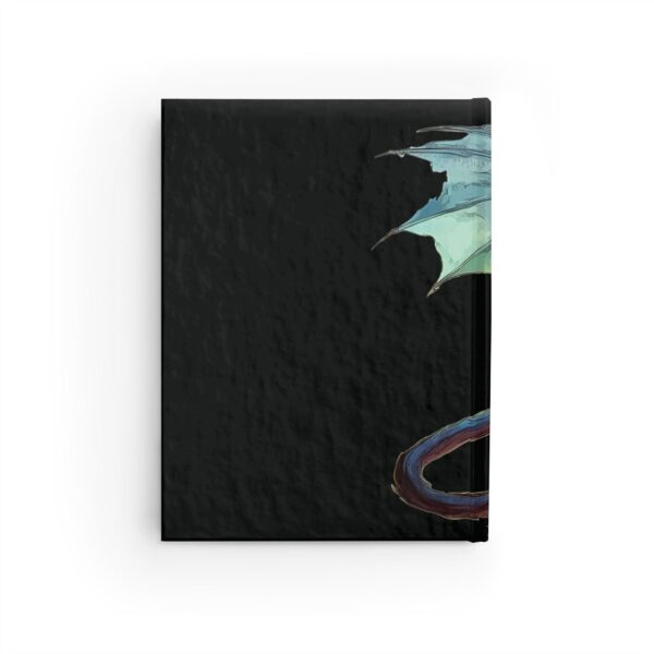 Dark Forest Dragon Hardcover Journal Sketchbook Gift for Dragon Lovers Dream Diary Fantasy Green Dragon Enchanted Forest Blank Journal 5x7" - Image 3
